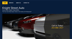 Desktop Screenshot of knightstreetautobody.com