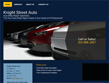 Tablet Screenshot of knightstreetautobody.com